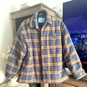 Prada plaid overshirt